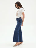 Jeans blu a palazzo