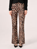 Pantalone Flared Animalier