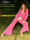 Pantaloni in Cadi color Camelia
