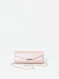 Pochette rosa con texture glitterata