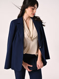 Blusa Curvy Beige con Gioiello