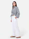 Pantalone bianco in lino