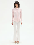 Camicia a scatoletta rosa chiaro