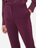 Pantalone Studio bordeaux gessato