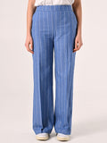 Pantaloni in Denim Gessato