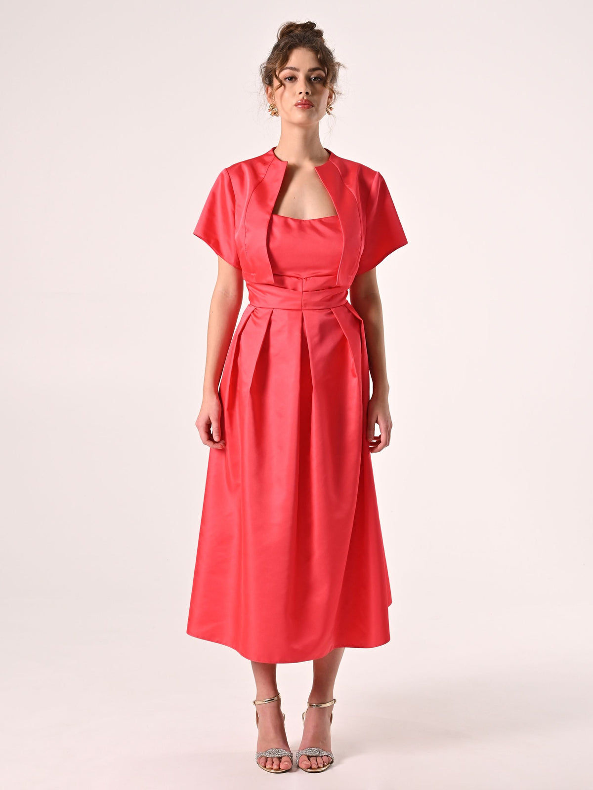 Coprispalle Corto in Twill Camelia