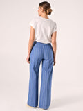 Pantaloni in Denim Gessato