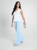 Top in Raso Bianco