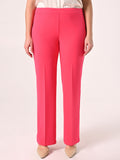 Pantaloni Curvy Fuxia in Scuba mano Crepe
