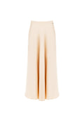 Gonna in Raso Beige Chiaro
