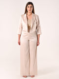 Spencer Lurex Curvy Beige