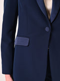 Giacca Revers Tuxedo Blu