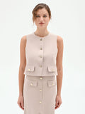 Gilet Studio sartoriale tortora beige