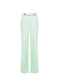 Pantalone verde menta a gamba dritta