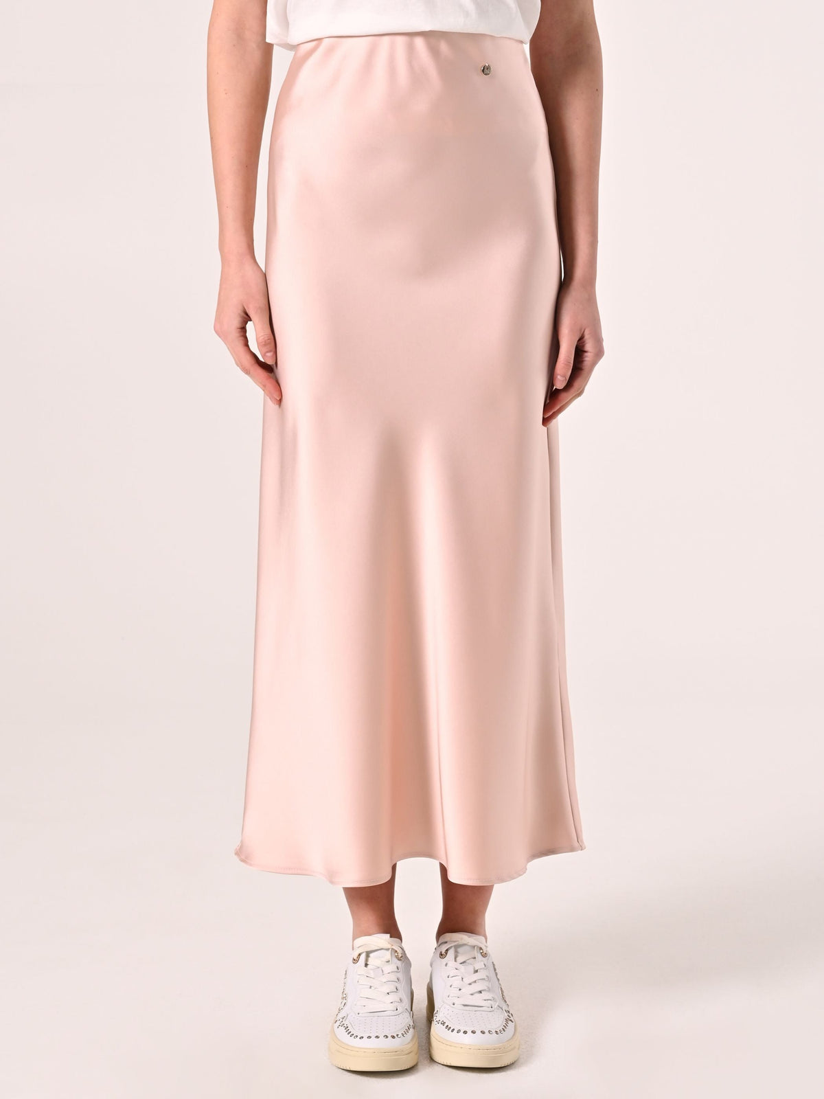 Gonna Tubino in Raso  Rosa