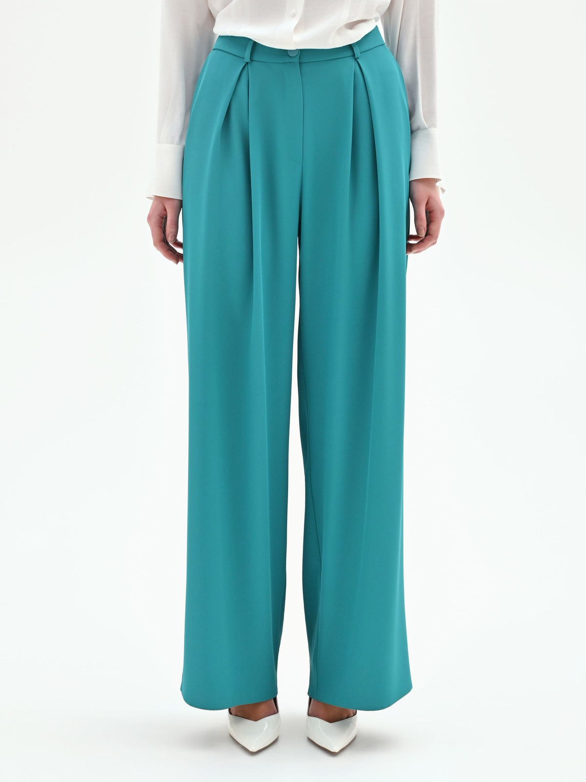 Pantalone Studio sartoriale verde smeraldo