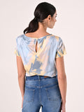 Blusa stampa Azzurra & Gialla