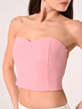 Top in Tessuto Tecnico Rosa Antico