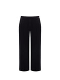 Pantaloni Curvy in Lino Viscosa Neri