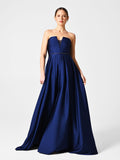 Abito Rinascimento atelier con Gonna a Ruota Blu
