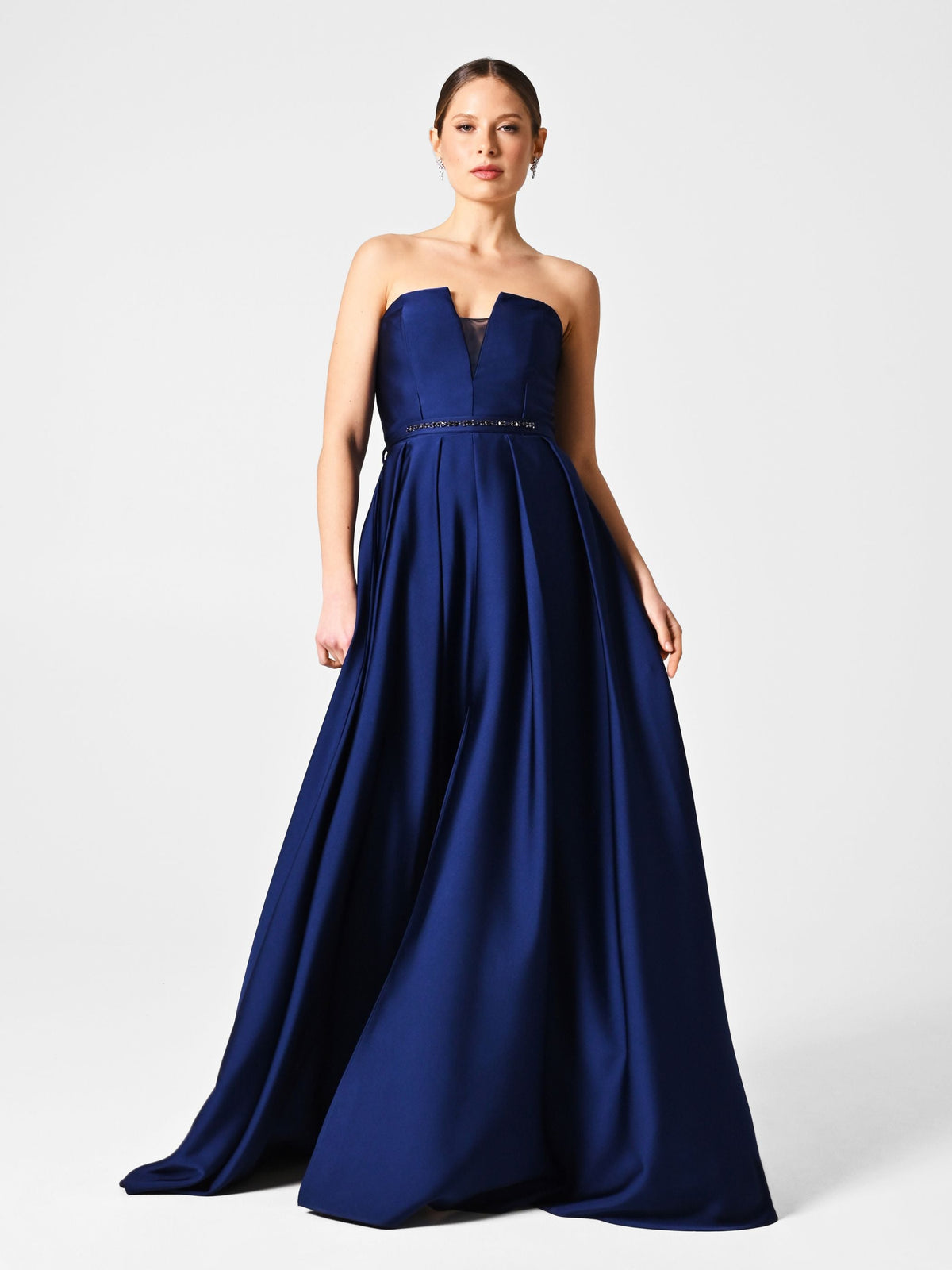 Abito Rinascimento atelier con Gonna a Ruota Blu