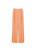 Pantaloni Arancioni in Tessuto Fluido