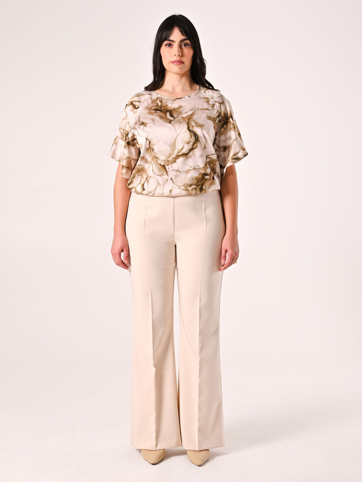 Pantaloni Curvy Palazzo