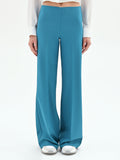 Pantalone palazzo  blu ottanio