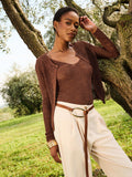Cardigan in Maglia Lurex
