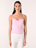 Top Rosa con Spille Fiocchi & Strass