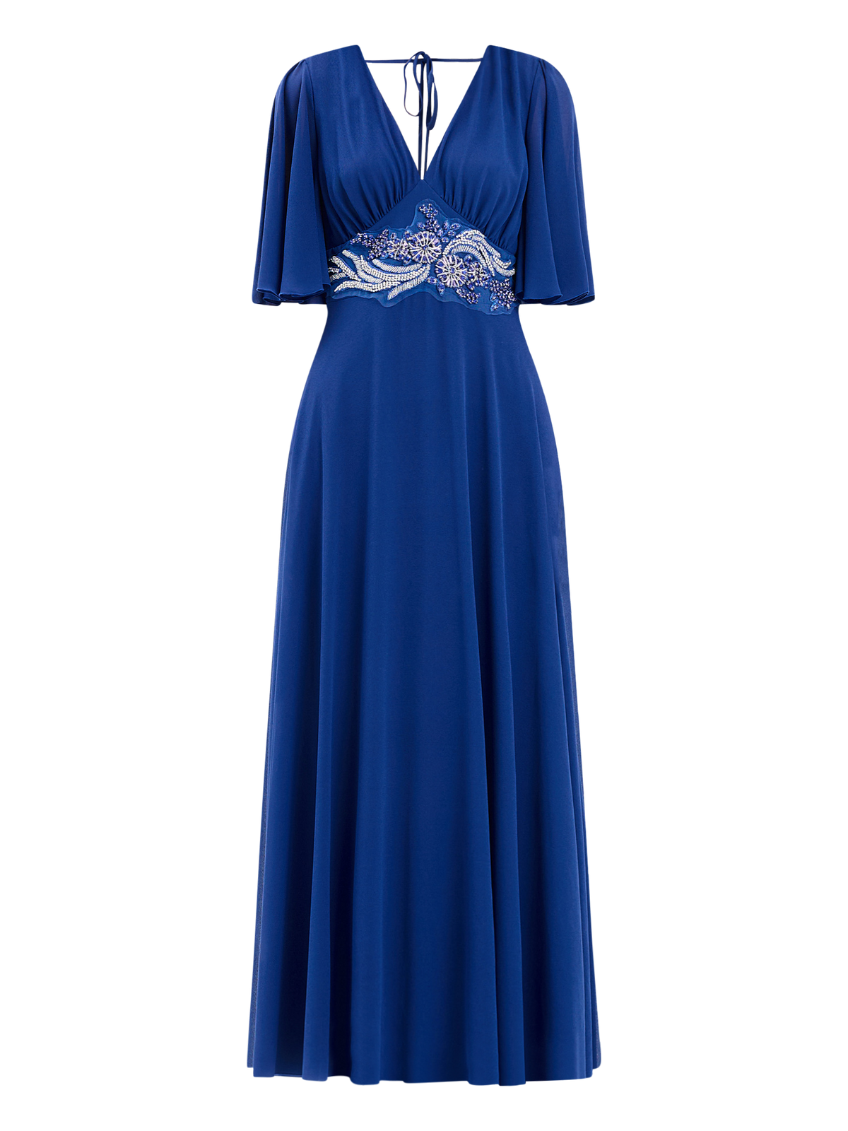 Abito Rinascimento atelier Blu Decoro Pietre
