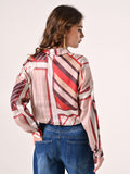 Camicia stampa Geometrica variante Ruggine