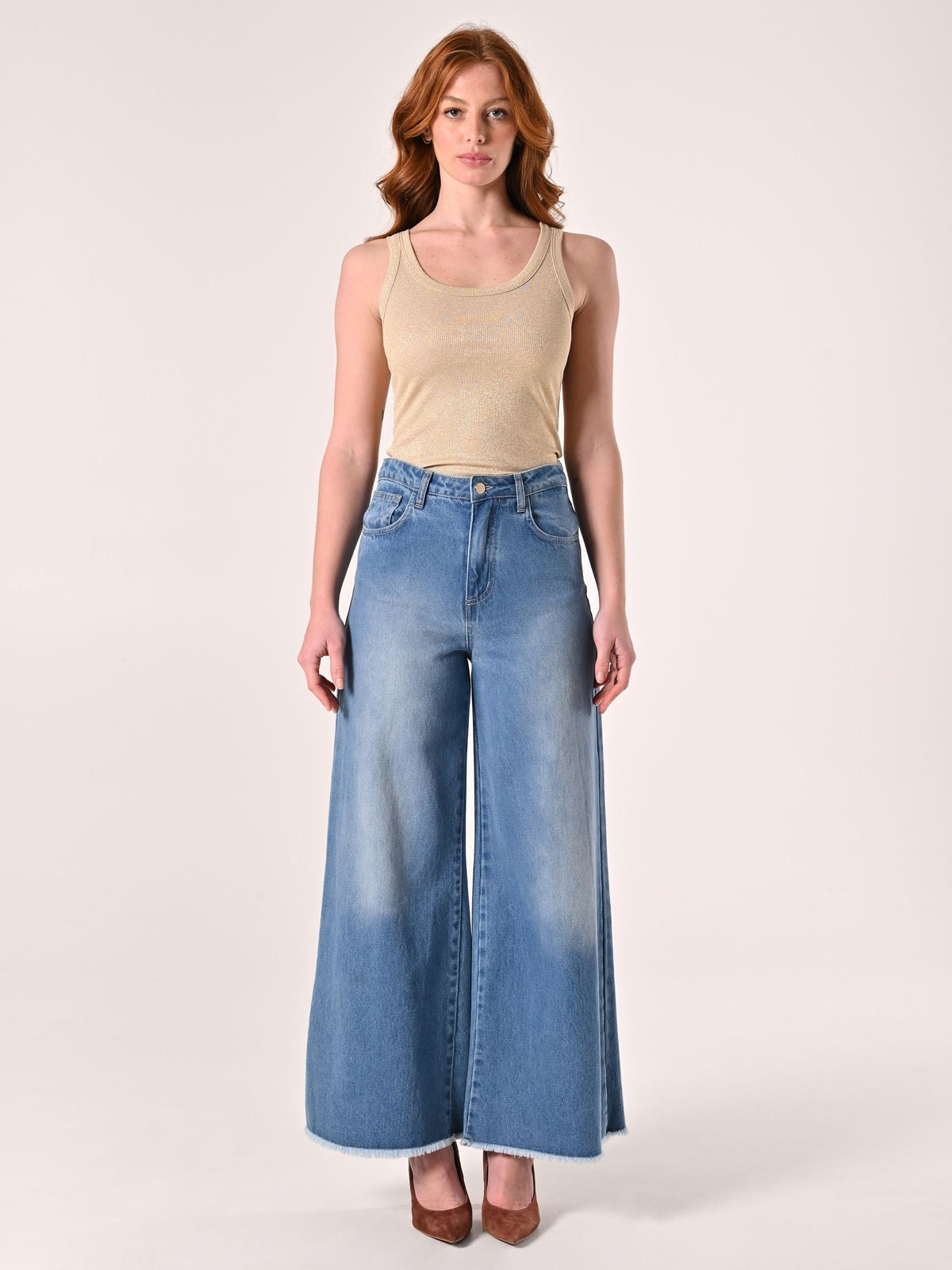 Top Lurex Oro