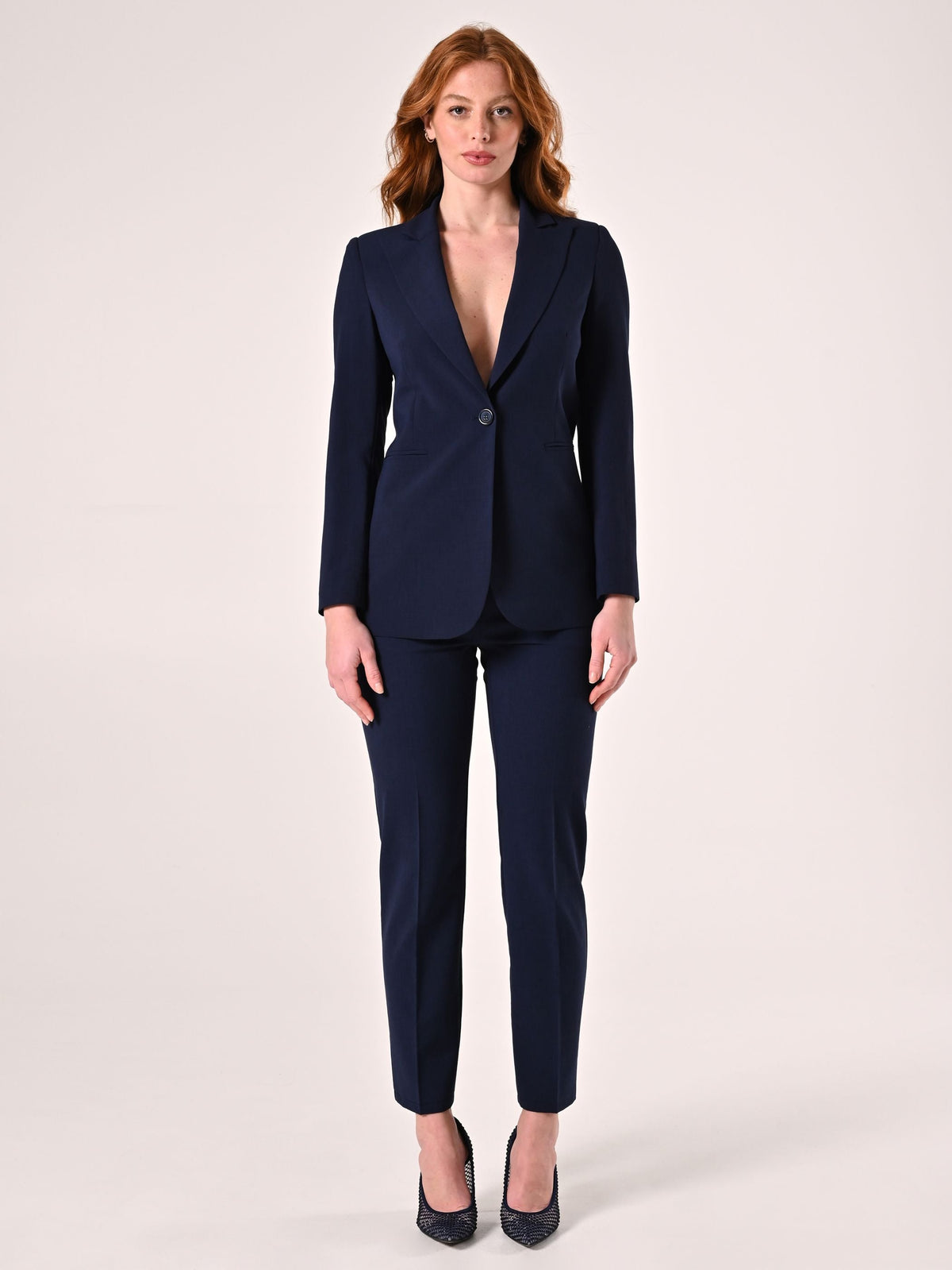 Giacca Blu in misto Viscosa