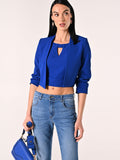 Top Crop Blu Cina