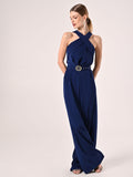 Tuta Blu Navy con Scollo all'Americana