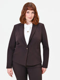 Giacca Curvy  monopetto moro marrone