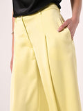 Pantaloni Gialli in Raso