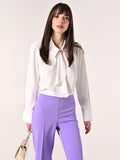 Blusa Bianca con Colletto