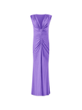 Abito Lungo Viola Lavanda con Glitter