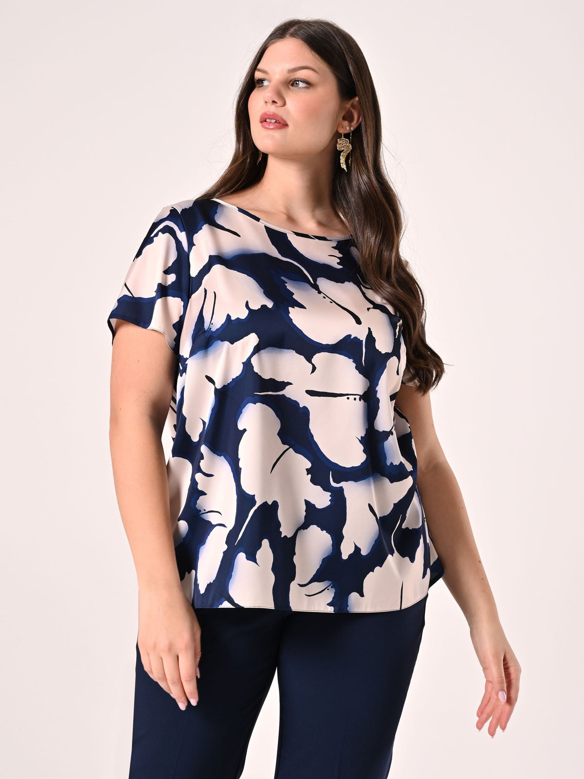 Blusa Curvy Floreale