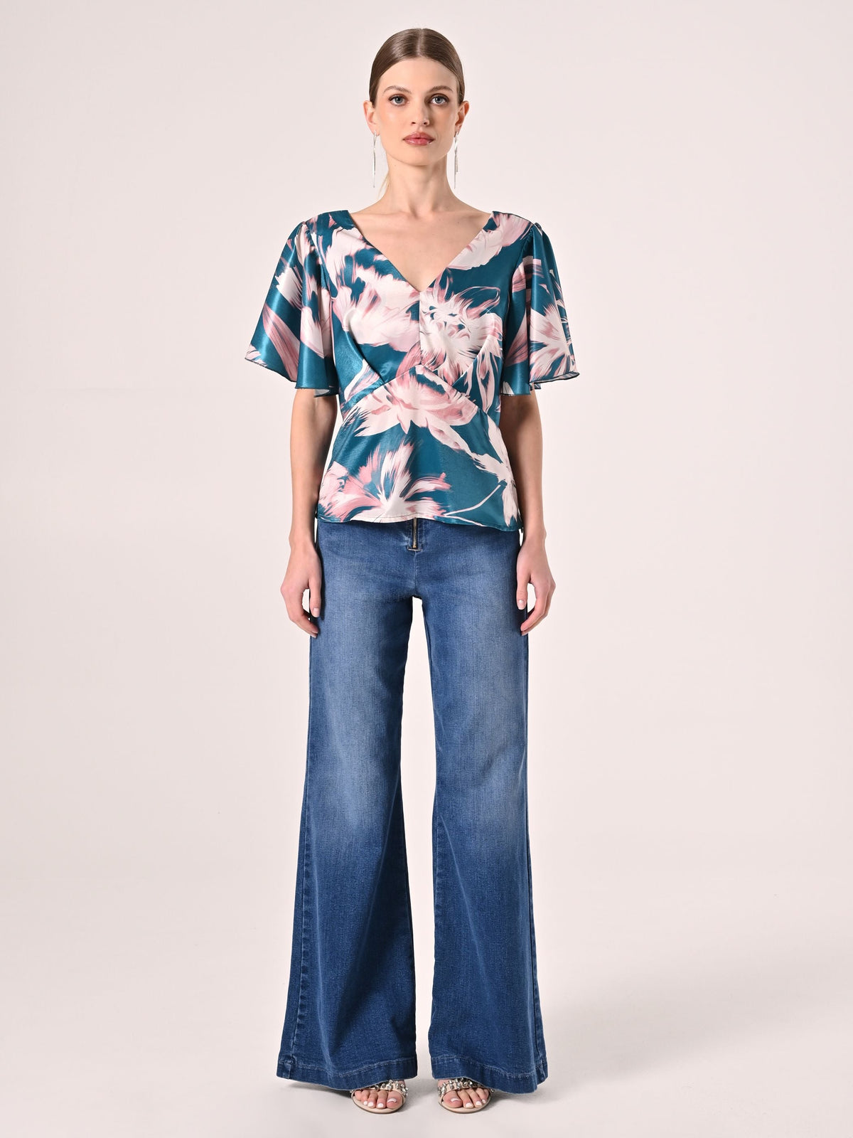 Blusa stampa Floreale