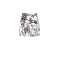 Shorts in Stuoia stampa Toile de Jouy