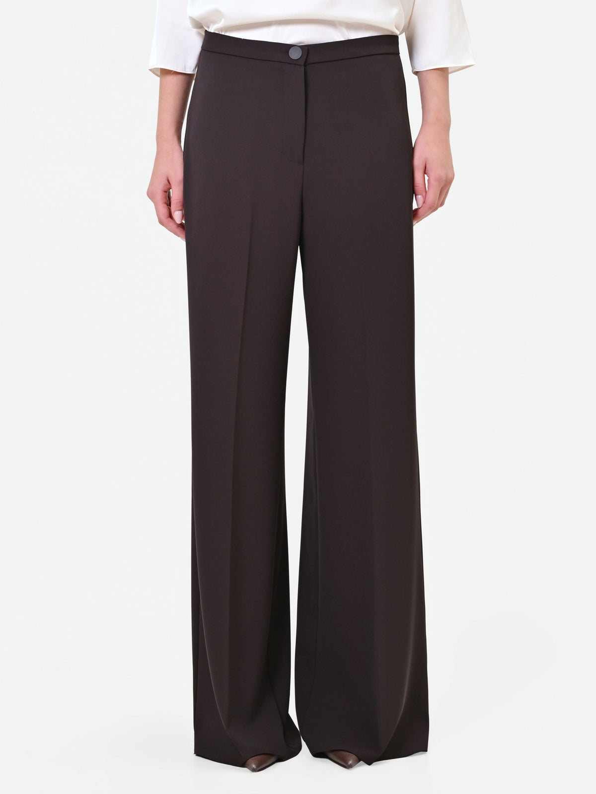 Pantalone largo cadi moro marrone