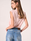 Blusa con Scollo Ribaltato Rosa