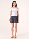 Top off-the-Shoulders Bianco