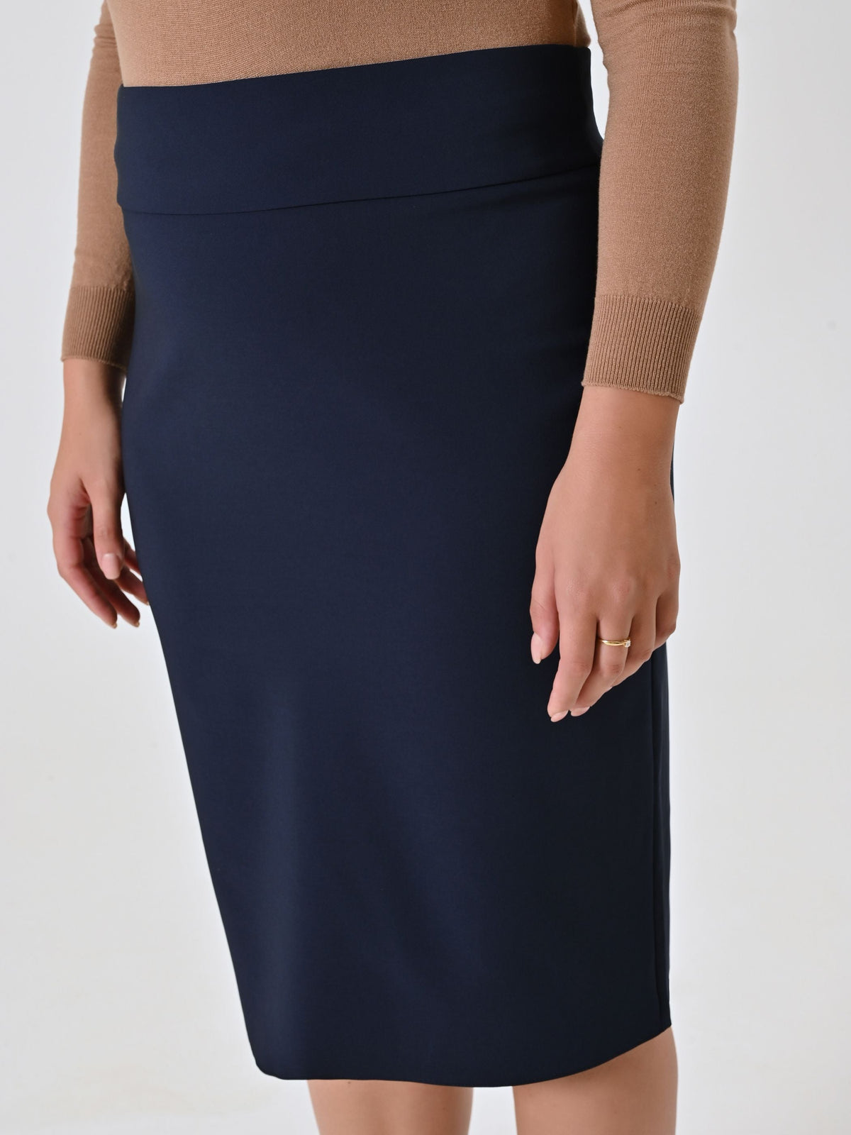 Gonna Curvy Tubino Blu