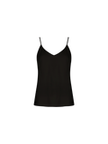 Top Spalline Sottili Nero