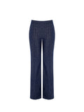 Pantaloni in Denim effetto Gessato