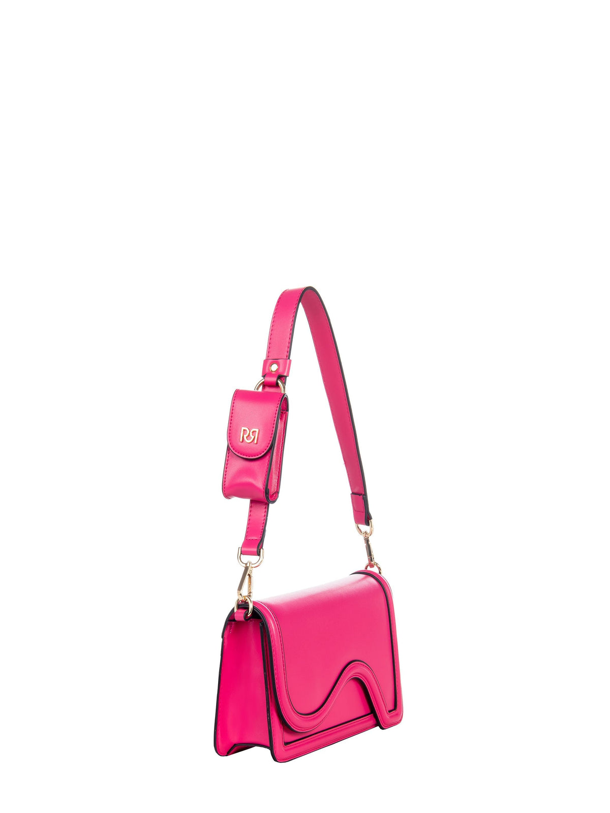 Borsa in Simil Pelle Fuxia